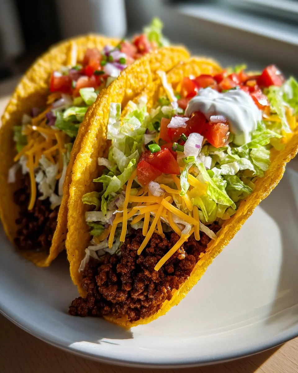 Crispy Ground Beef Tacos - detail 5
