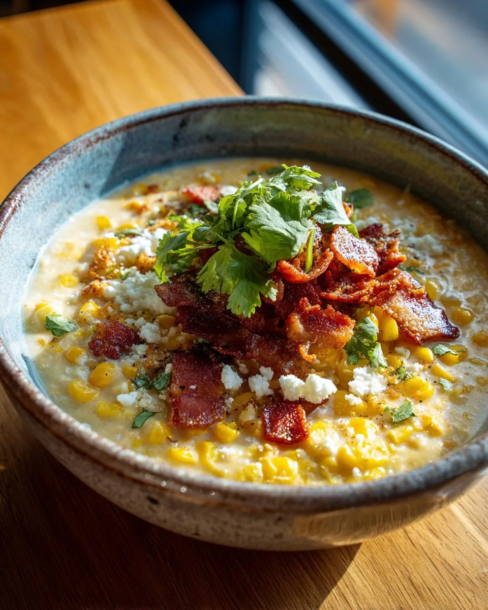 Crockpot Mexican Street Corn Soup - detail 2