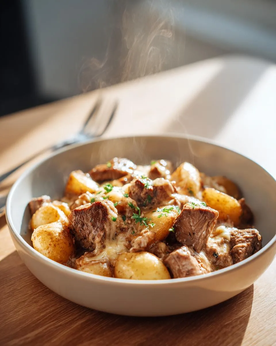 Crockpot Steak Potato Bake - detail 4