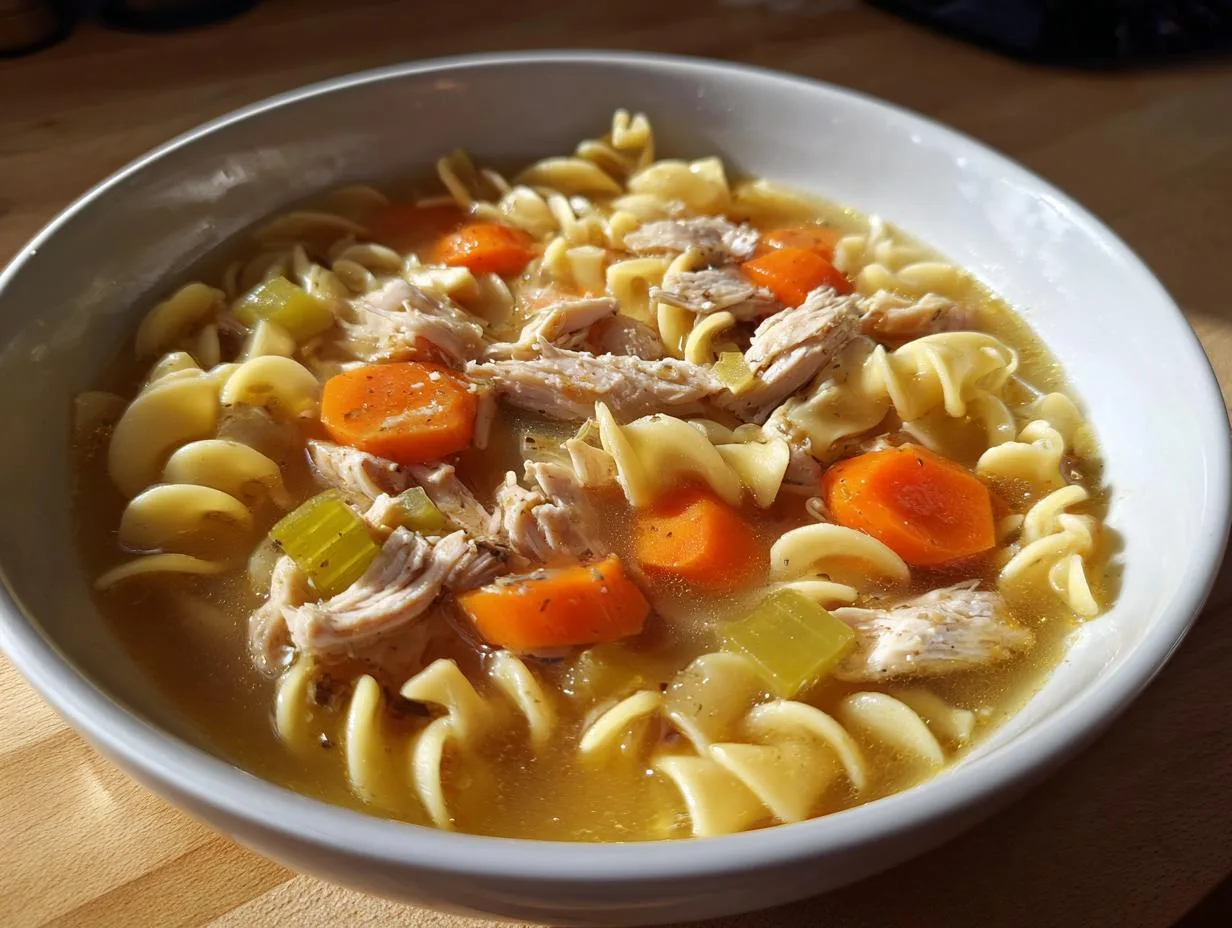 Dutch Oven Chicken Noodle Soup Recipe That Warms Your Soul