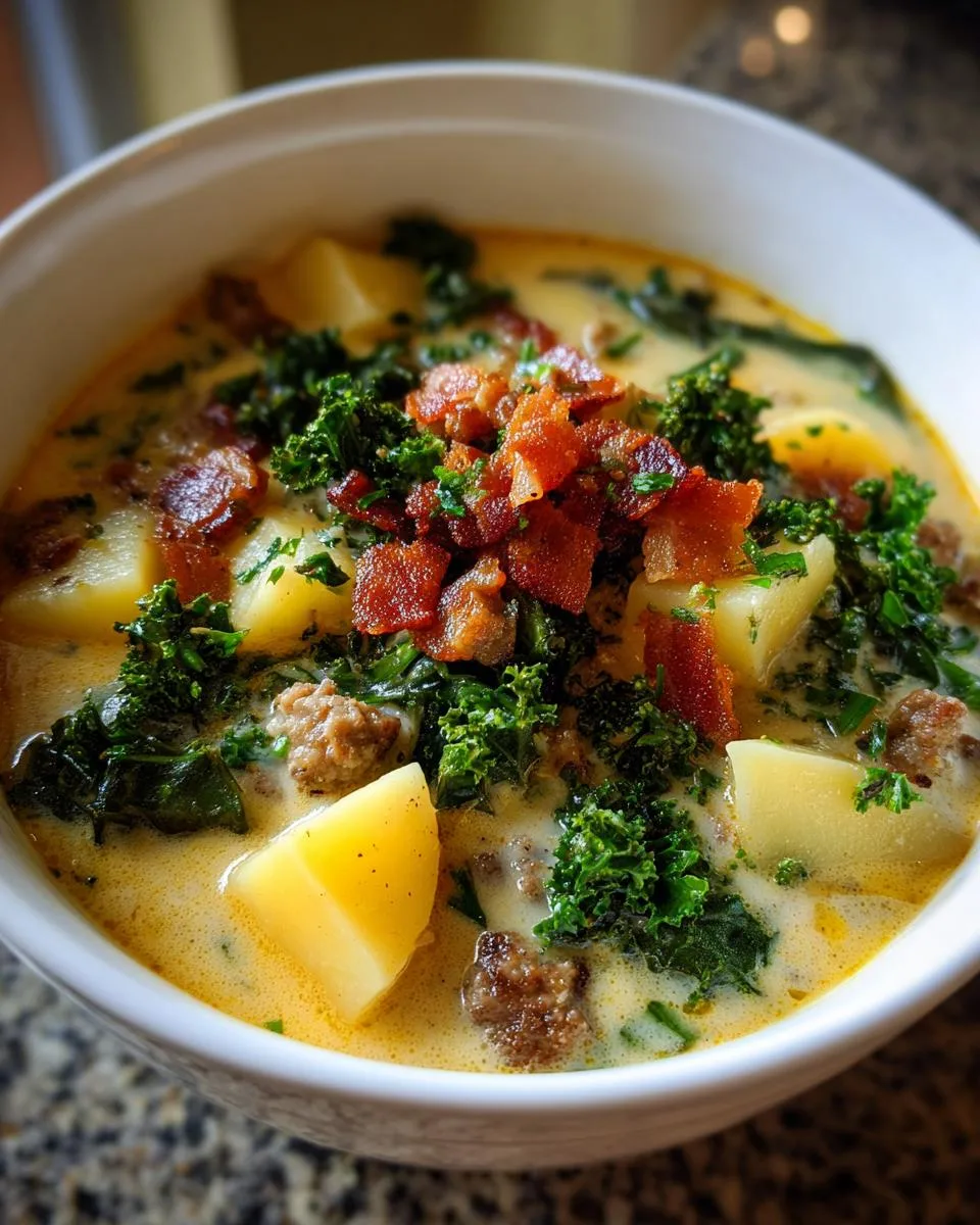 Easy Zuppa Toscana Soup - detail 2