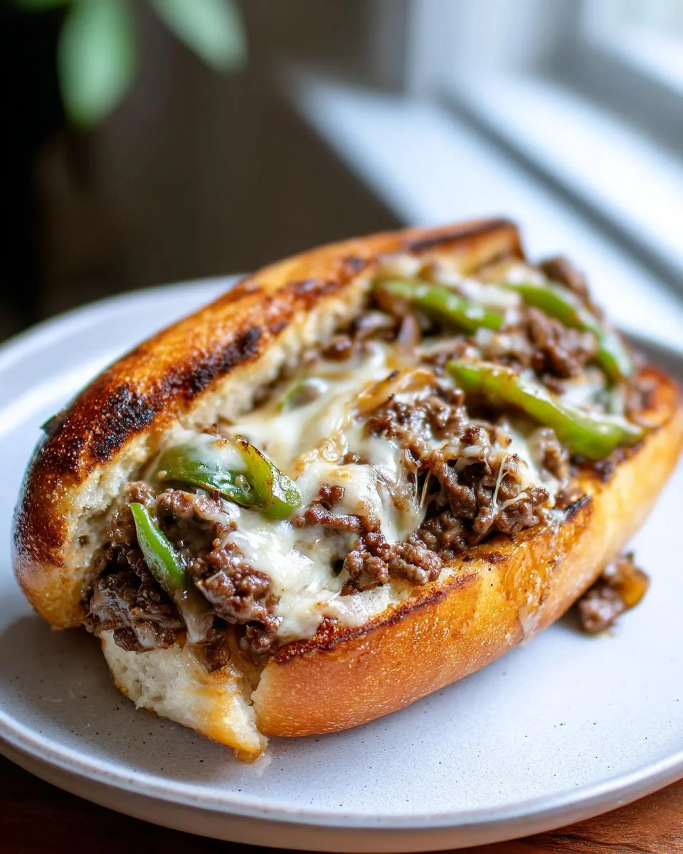 Ground Beef Philly Cheesesteaks - detail 1