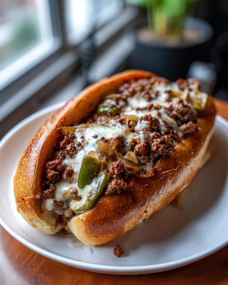 Ground Beef Philly Cheesesteaks - detail 2
