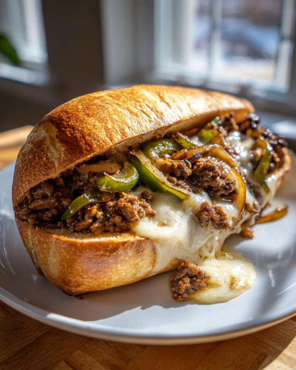 Ground Beef Philly Cheesesteaks - detail 5