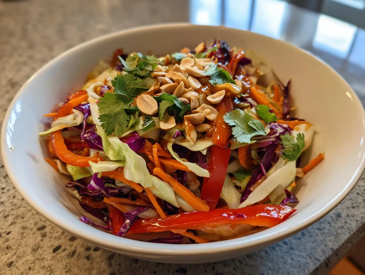 15-Minute Healthy Cabbage Salad That Stays Crisp for Days