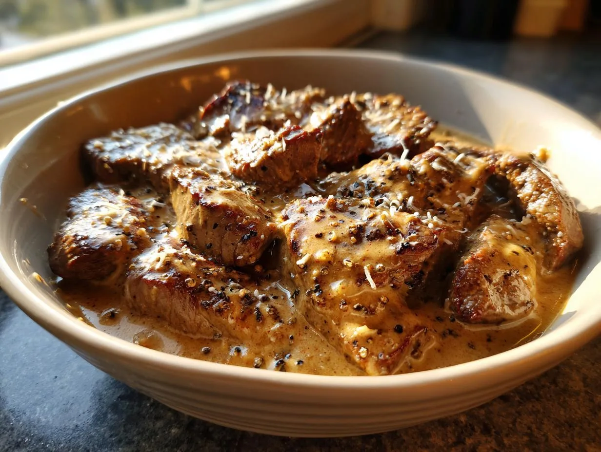 High Protein Creamy Beef Recipe with 40g Protein Per Serving