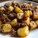 High Protein Ground Beef Potatoes