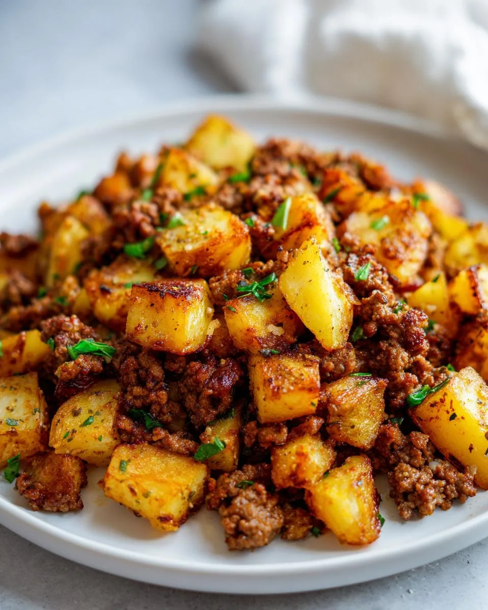 High Protein Ground Beef Potatoes - detail 2