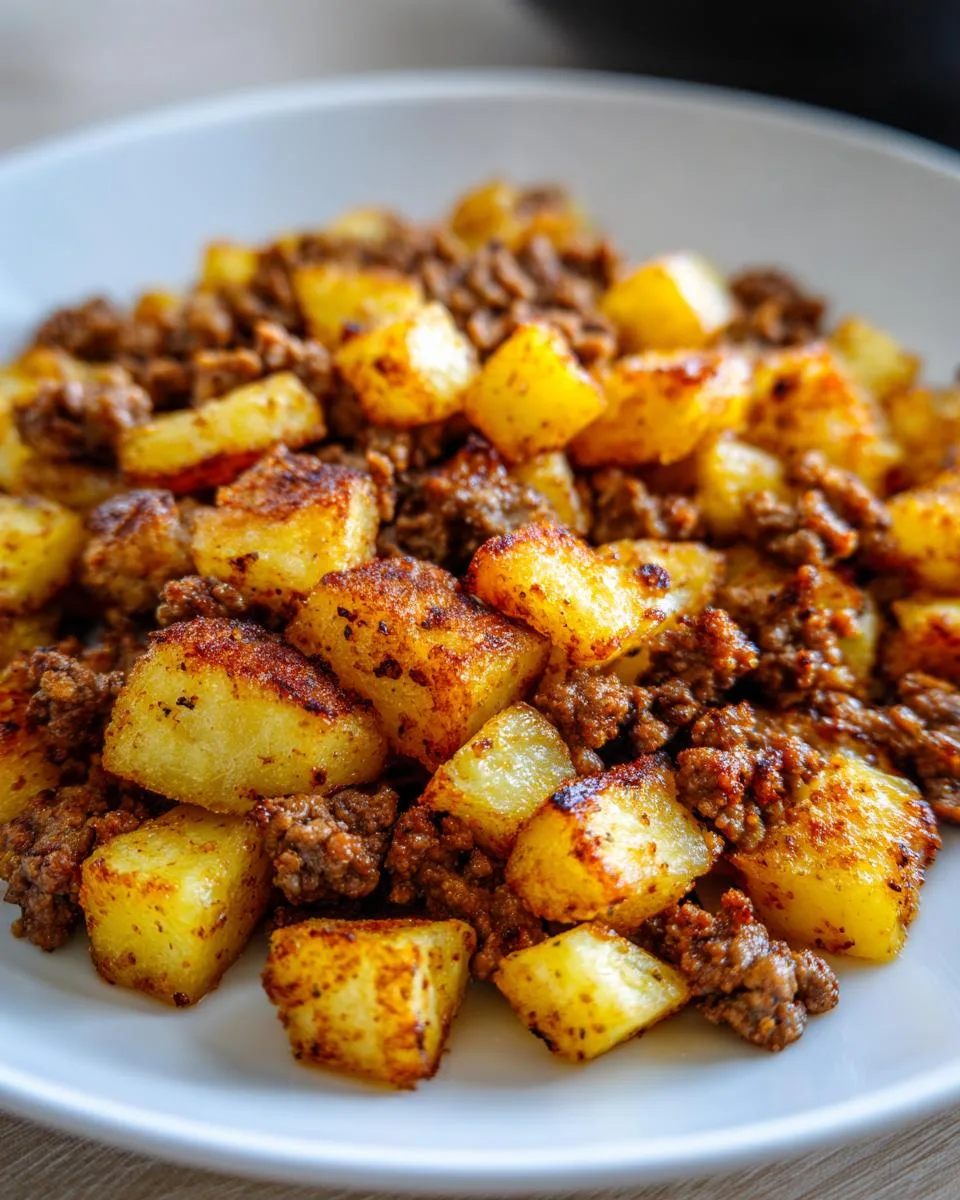 High Protein Ground Beef Potatoes - detail 3