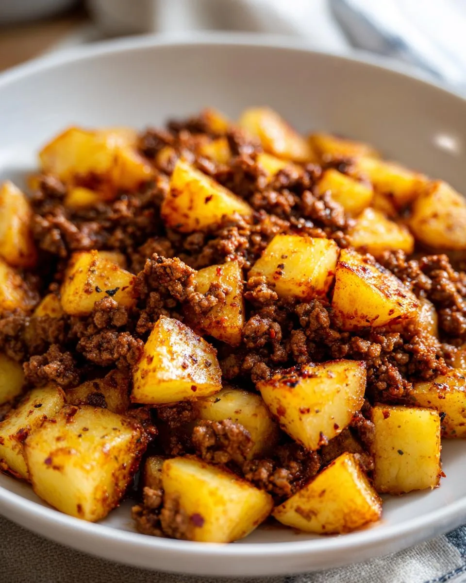 High Protein Ground Beef Potatoes - detail 4