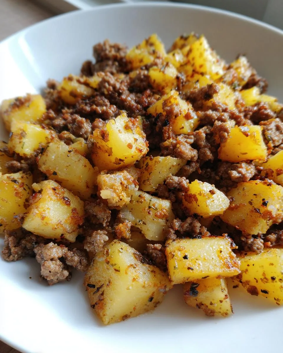 High Protein Ground Beef Potatoes - detail 5