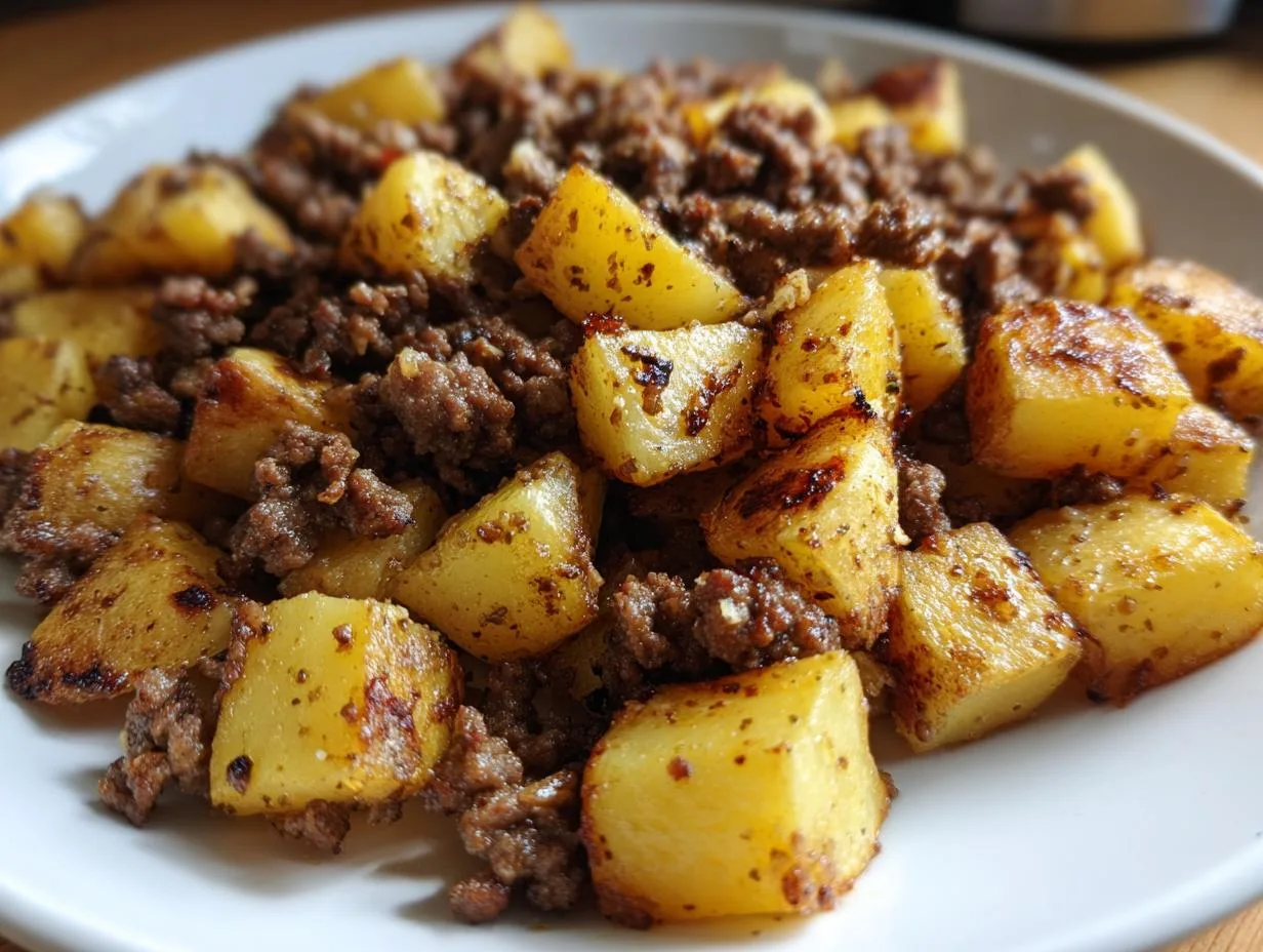 Amazing High Protein Ground Beef Potatoes: 30g Protein Bliss in 30 Minutes