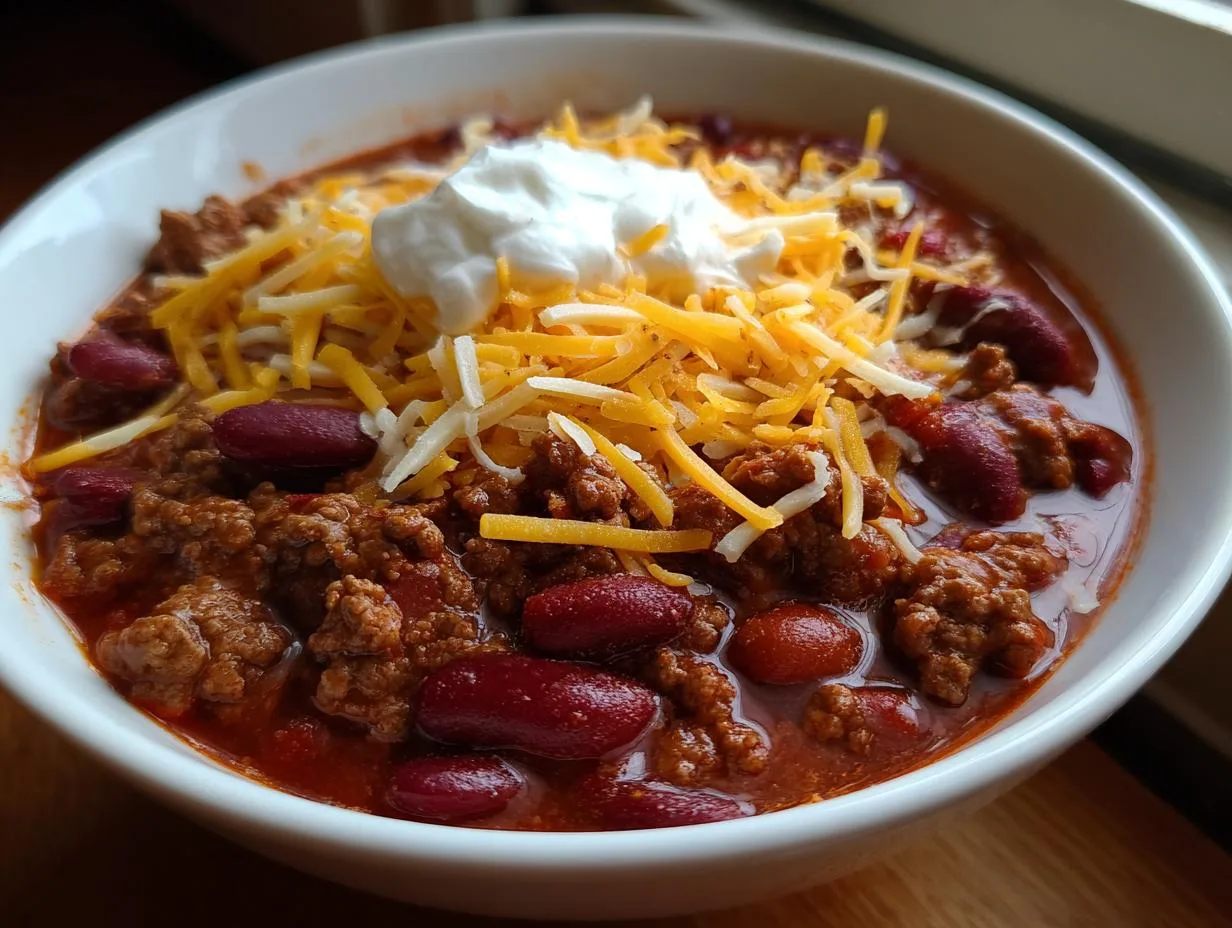 Ultimate Homemade Ground Beef Chili Recipe in Just 45 Minutes