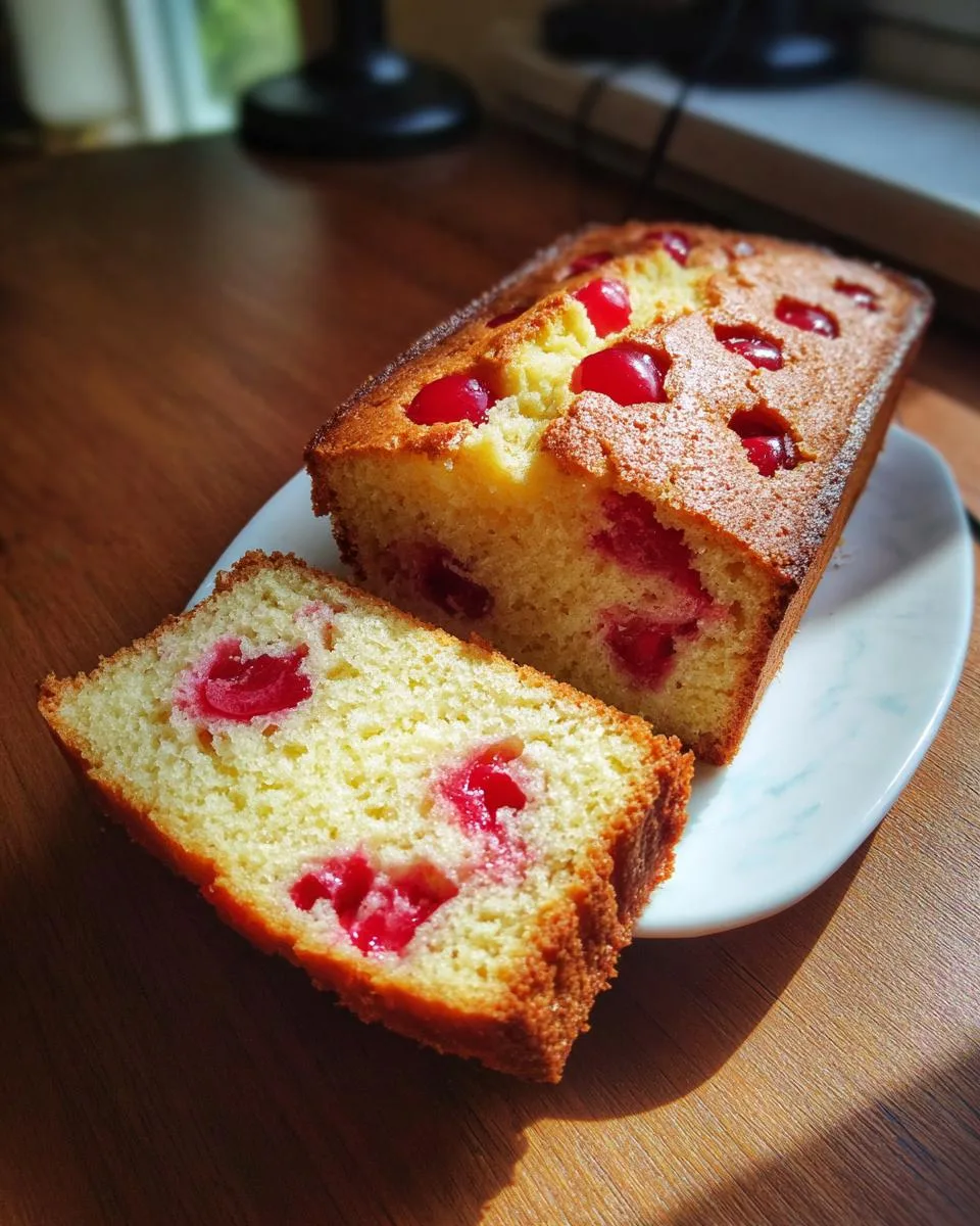 Italian Cherry Pound Cake - detail 2