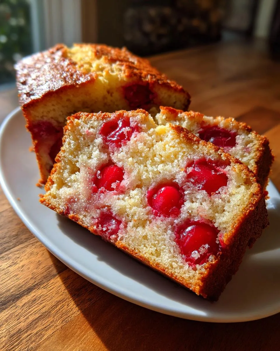 Italian Cherry Pound Cake - detail 3