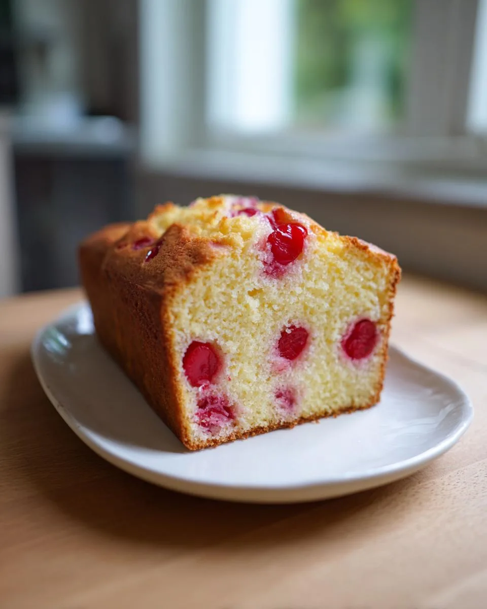 Italian Cherry Pound Cake - detail 4