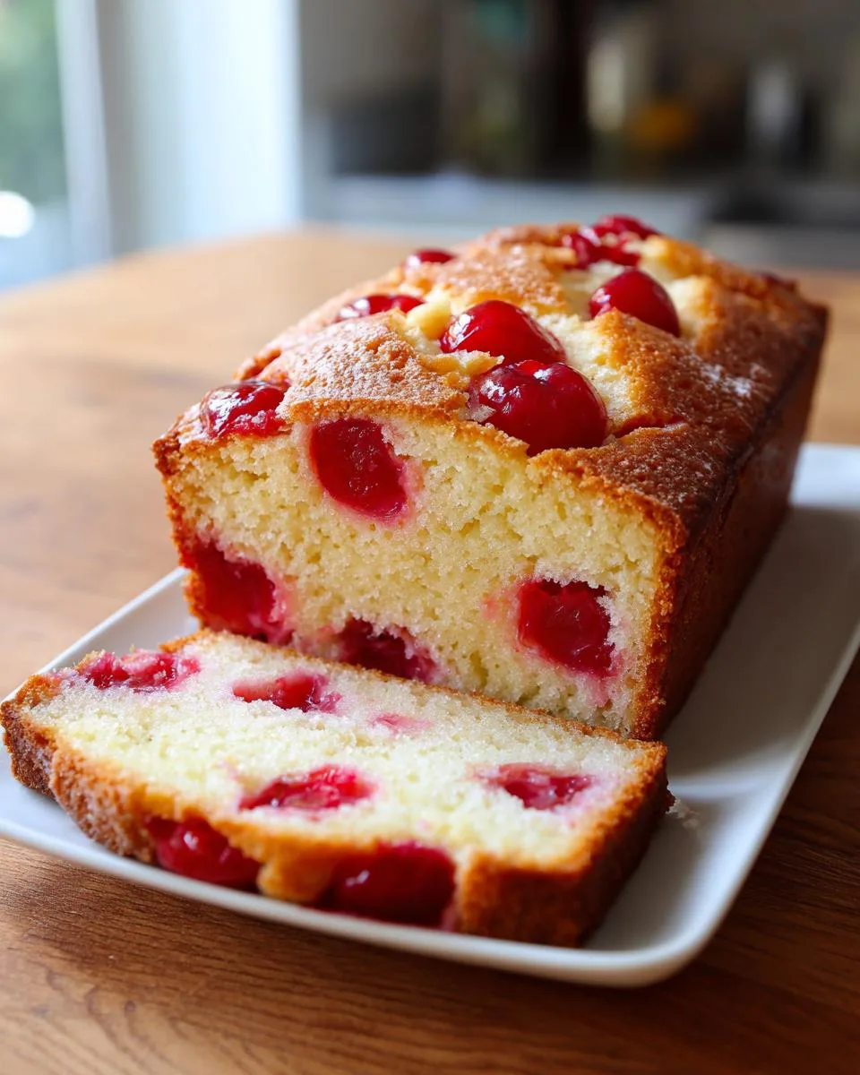 Italian Cherry Pound Cake - detail 5