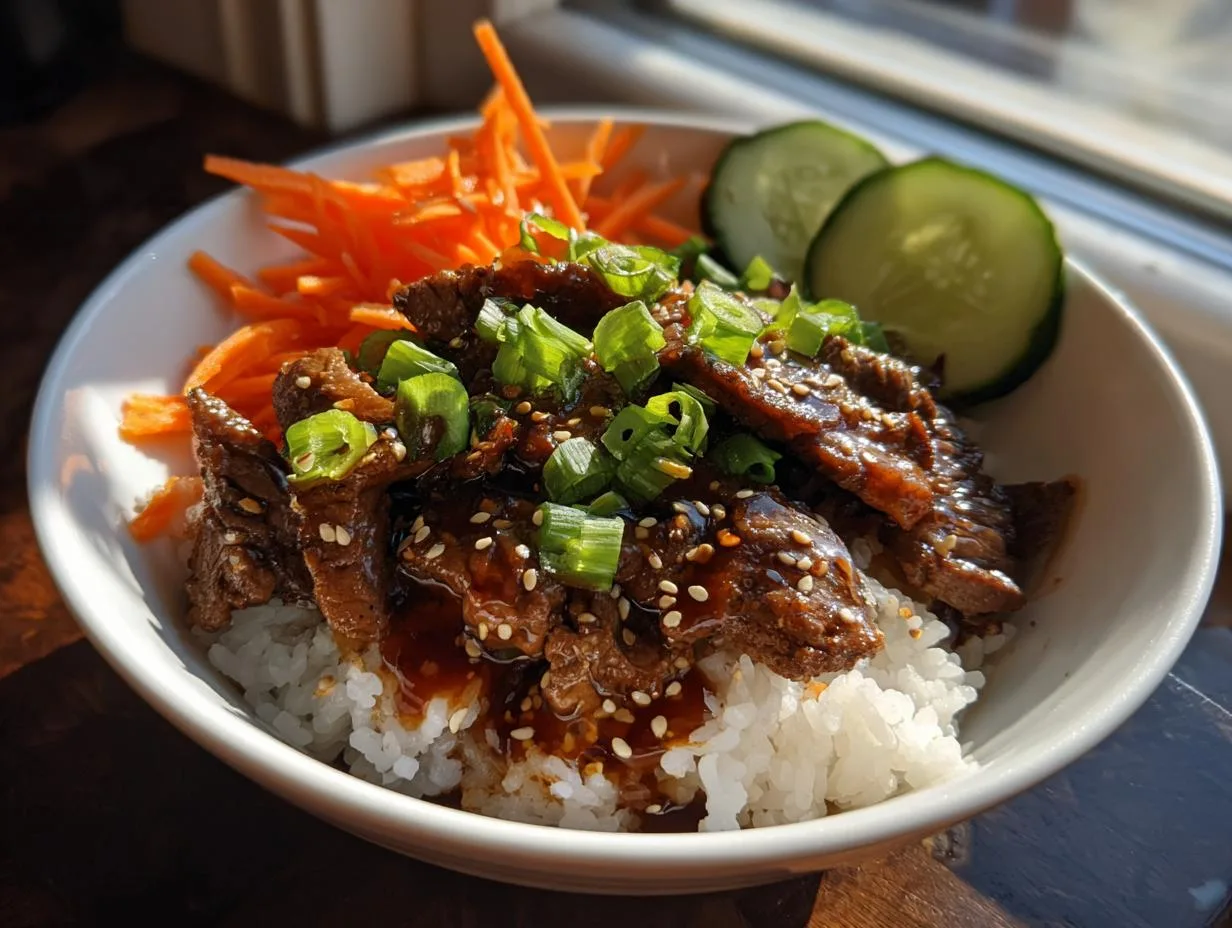 Irresistible Korean Beef Rice Bowls in 30 Minutes Flat