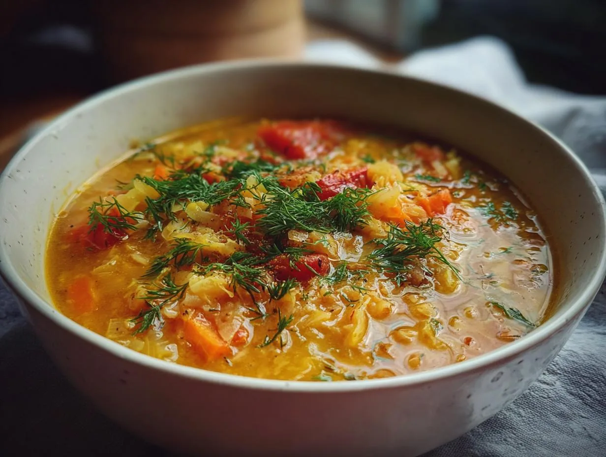Hearty Lentil Cabbage Soup Recipe That Warms Your Soul