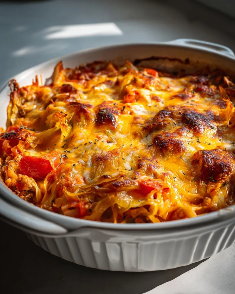 Low Carb Cabbage Casserole - detail 4
