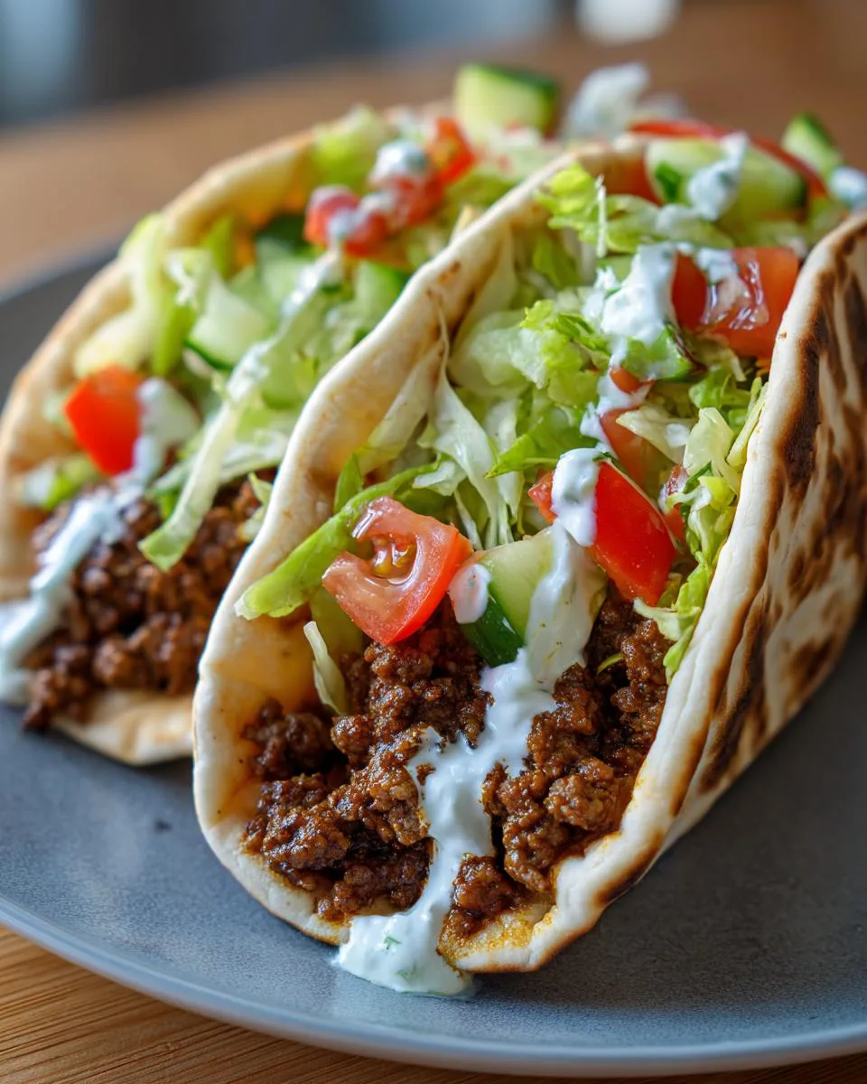 Mediterranean Ground Beef Pita Pockets - detail 2