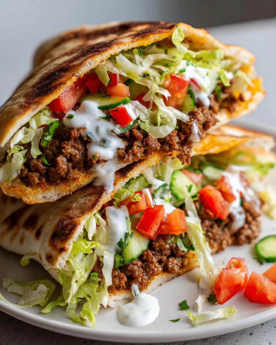 Mediterranean Ground Beef Pita Pockets - detail 3