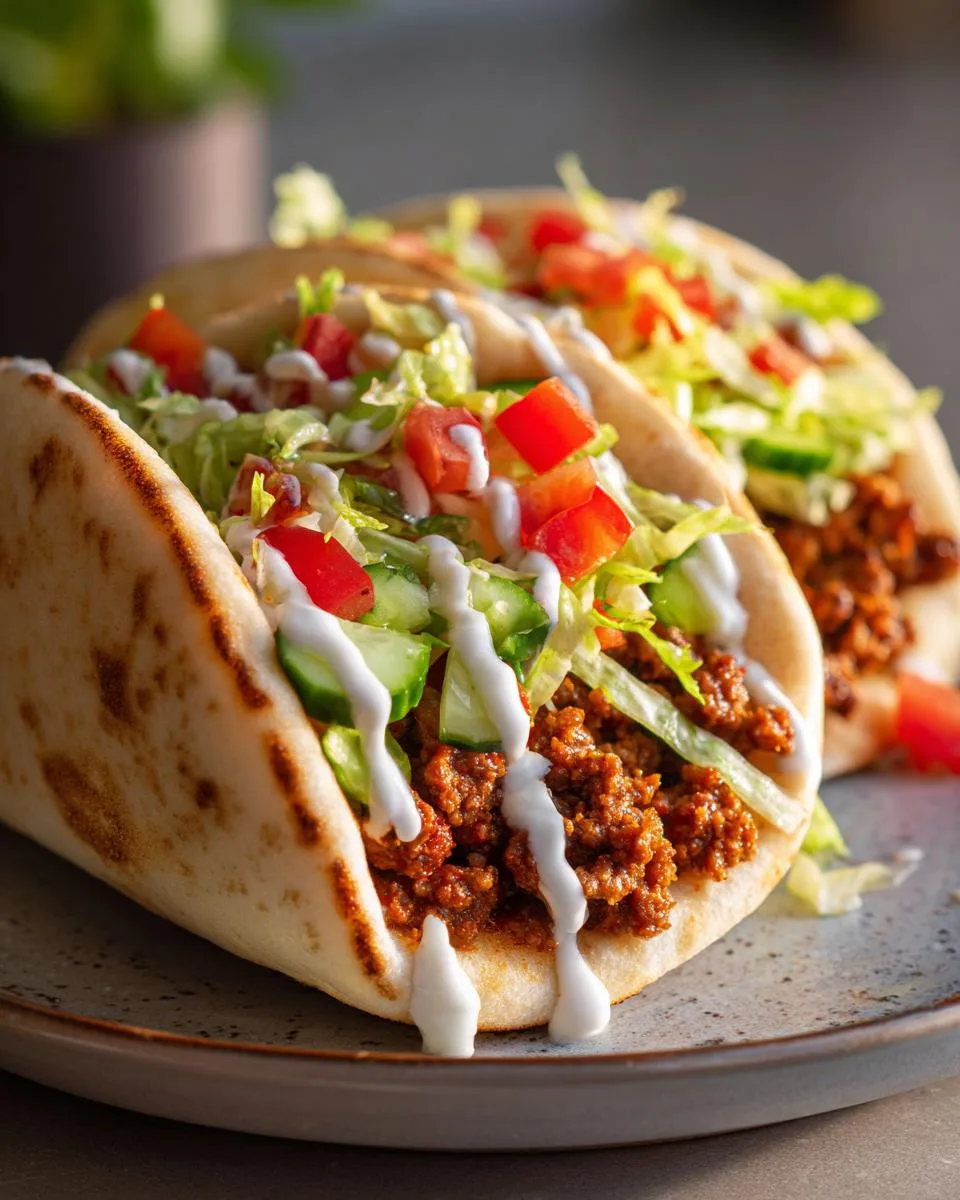 Mediterranean Ground Beef Pita Pockets - detail 5