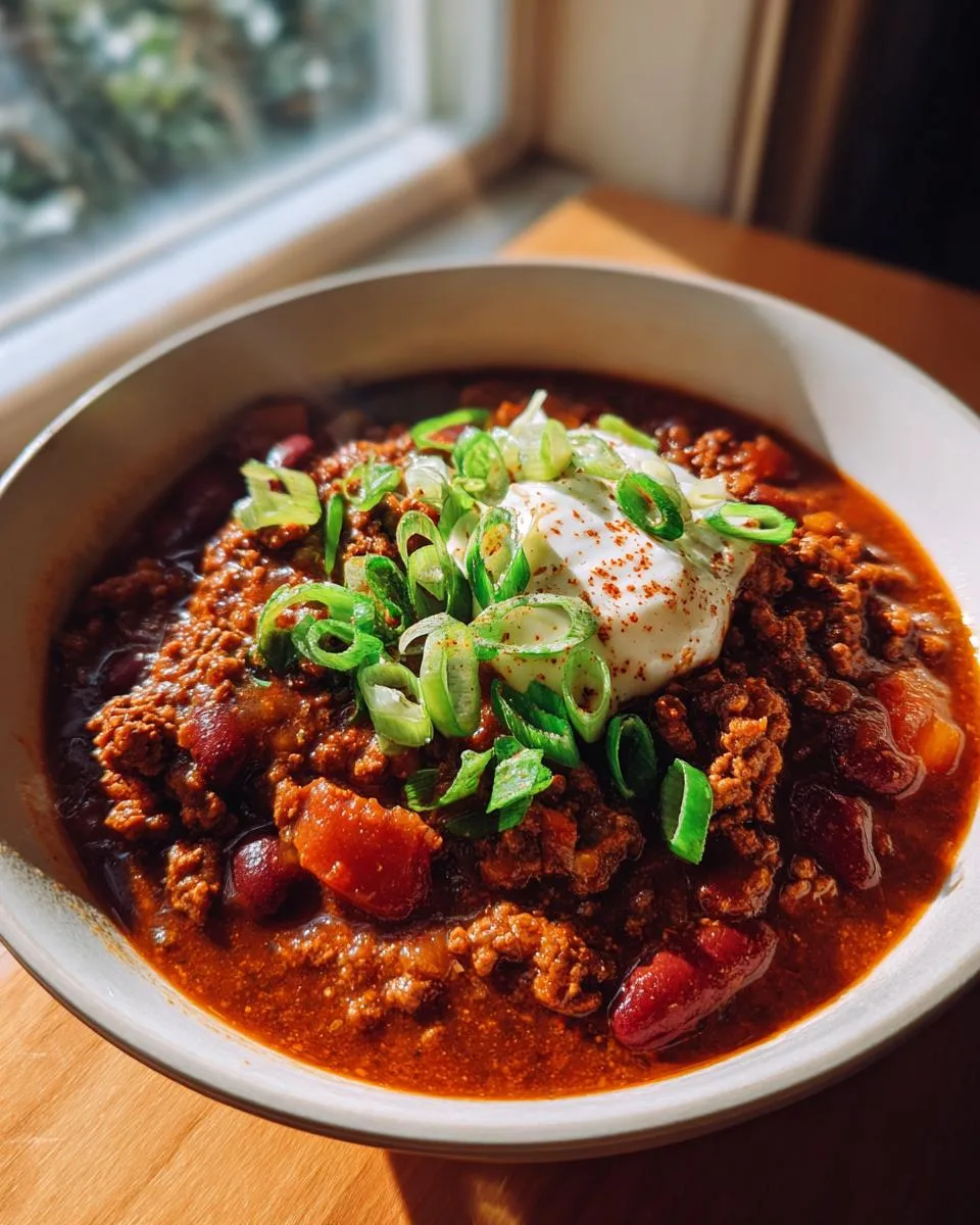 One Pot Beef Chili - detail 2