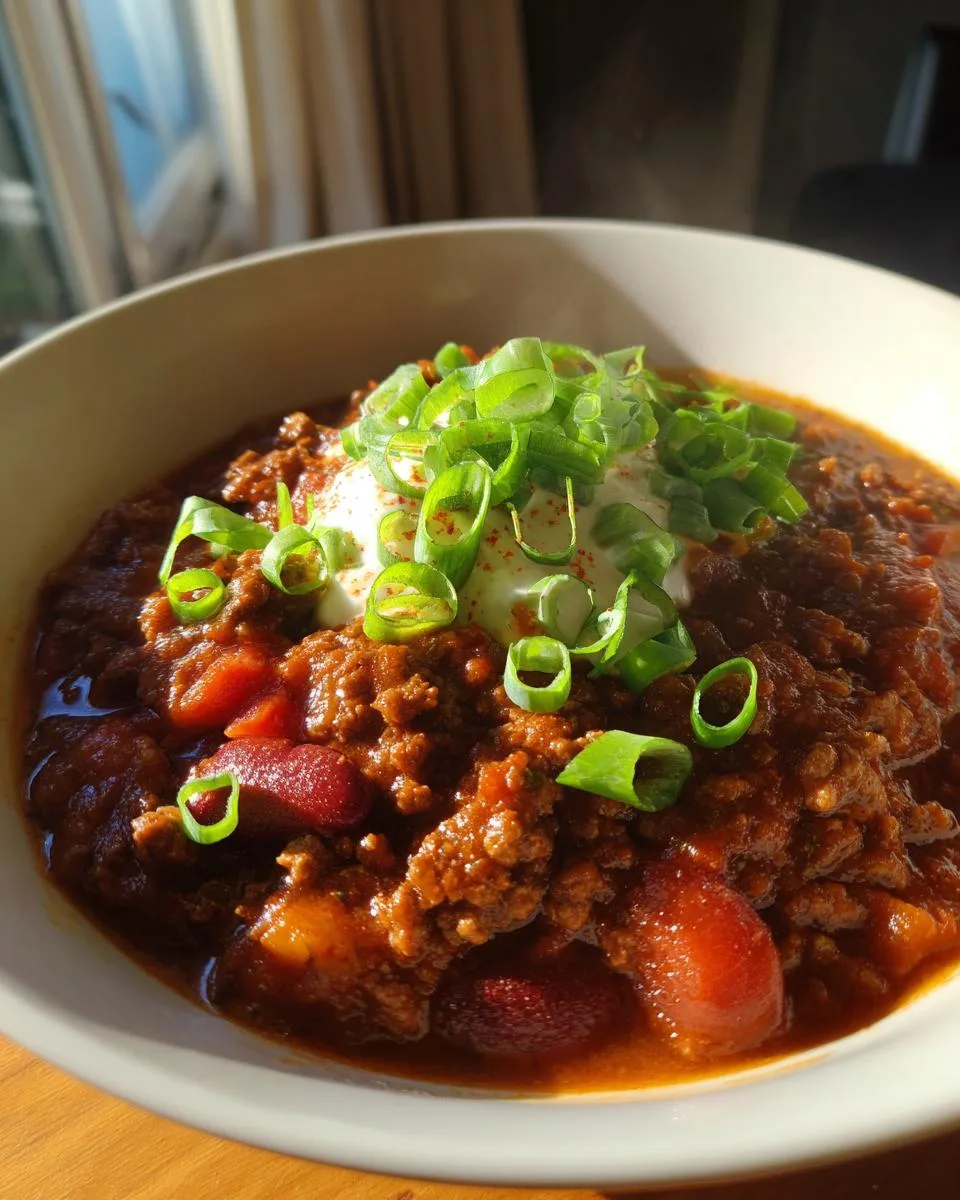 One Pot Beef Chili - detail 3