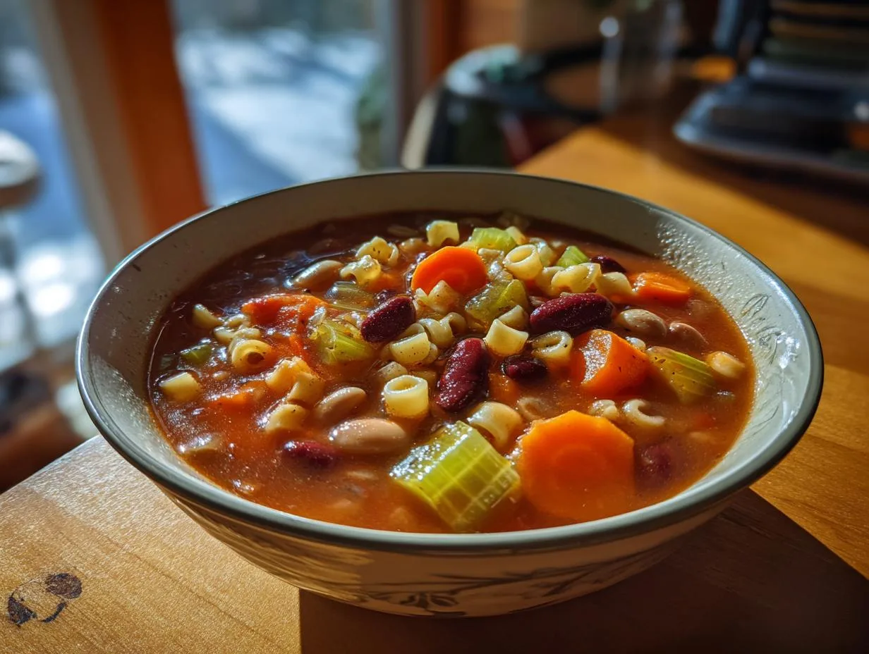 Hearty 30-Minute One Pot Vegan Minestrone Soup Recipe