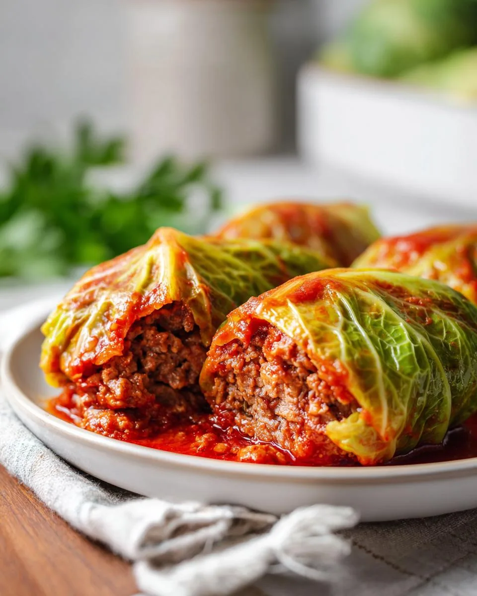Oven Baked Cabbage Rolls - detail 2
