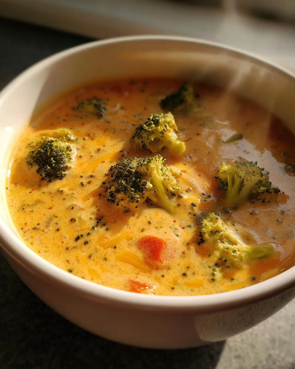 Panera Broccoli Cheddar Soup - detail 2