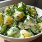 Potato Cucumber Salad Creamy Dill