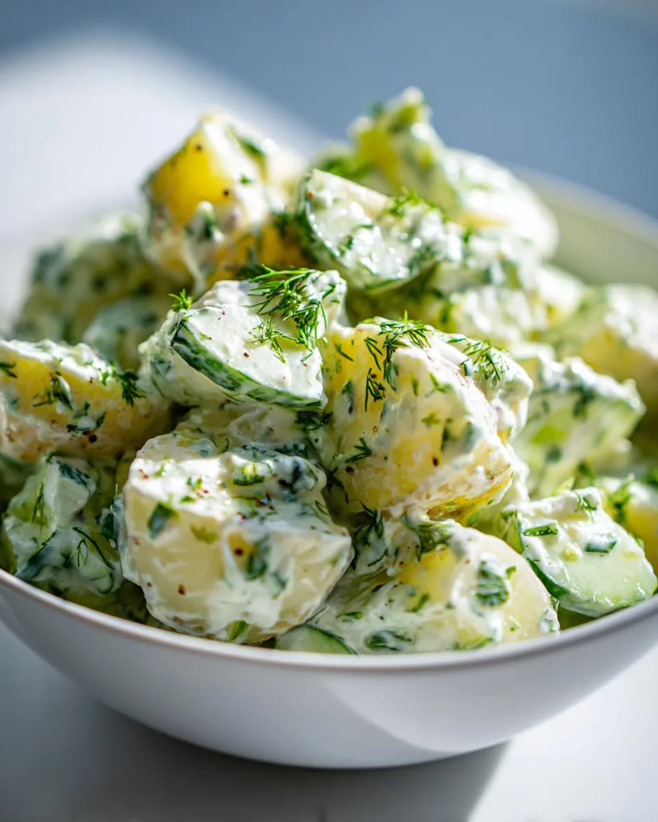 Potato Cucumber Salad Creamy Dill - detail 2