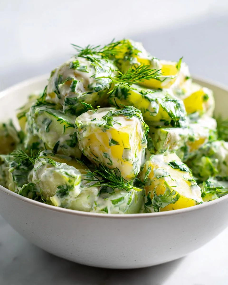 Potato Cucumber Salad Creamy Dill - detail 3