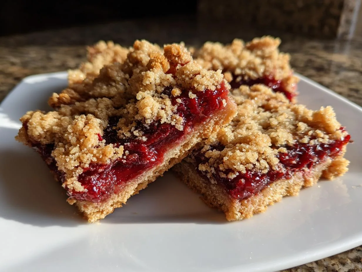 15-Minute Quick Cherry Crumble Bars: Irresistible Bliss!