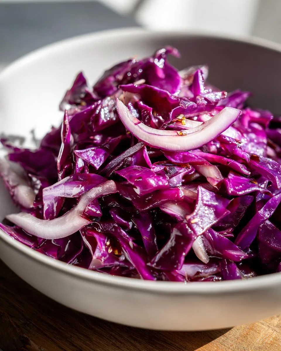 Red Cabbage Salad - detail 2