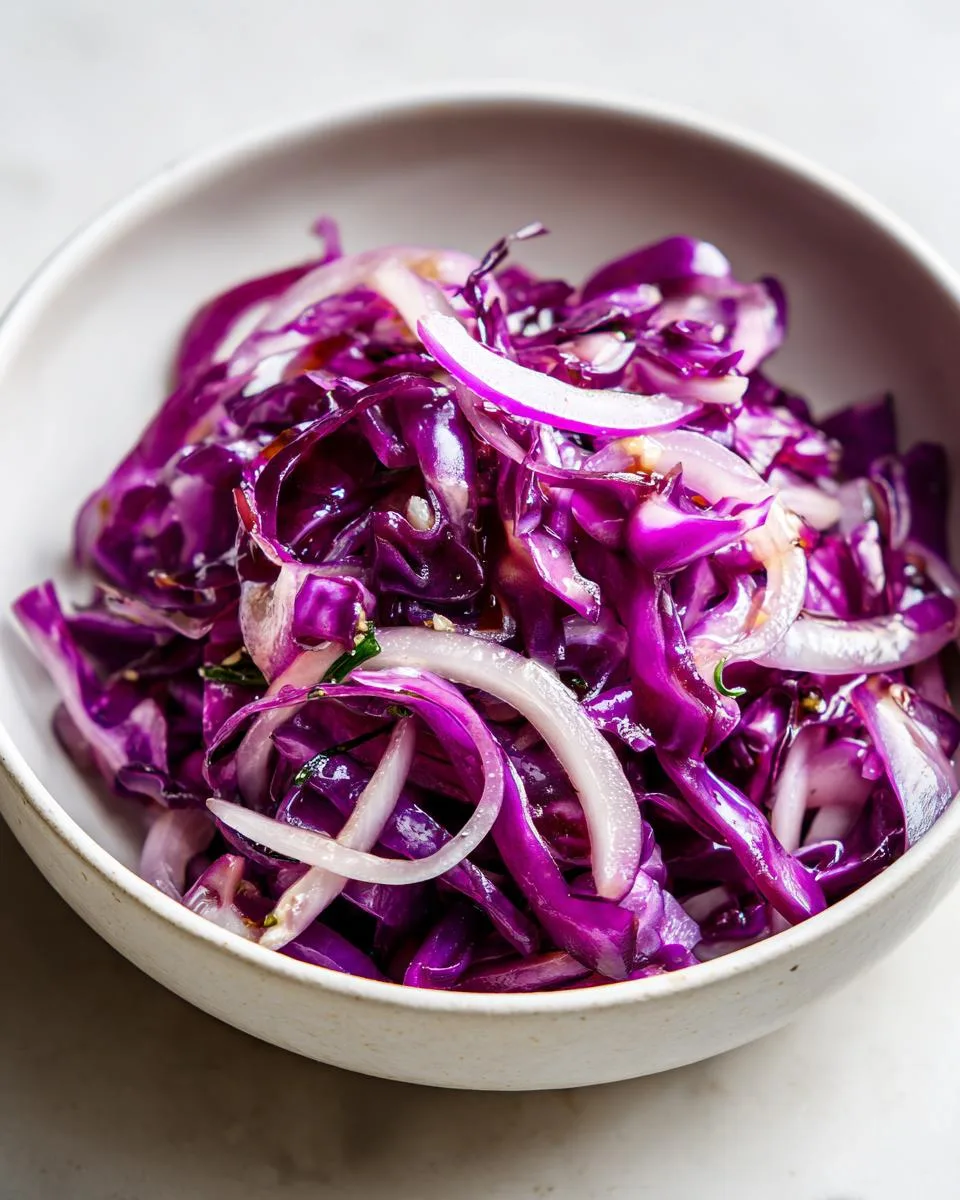 Red Cabbage Salad - detail 4