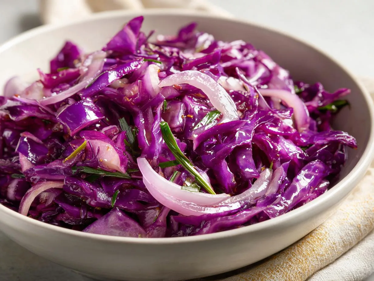 15-Minute Red Cabbage Salad: Crisp, Tangy & Irresistible