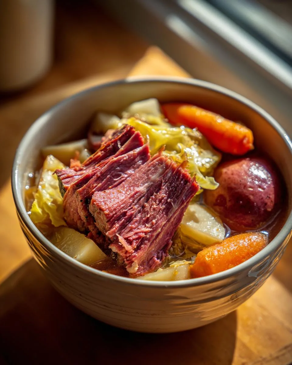 Slow Cooker Corned Beef Cabbage - detail 2