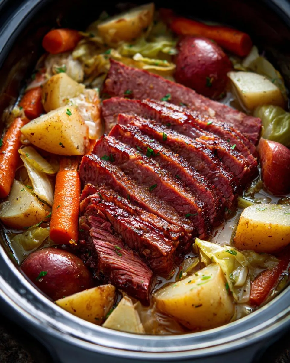 Slow Cooker Corned Beef Cabbage - detail 3