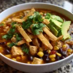 Southwestern Chicken Tortilla soup