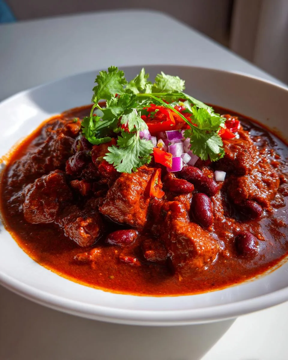 Texas Style Beef Chili - detail 1
