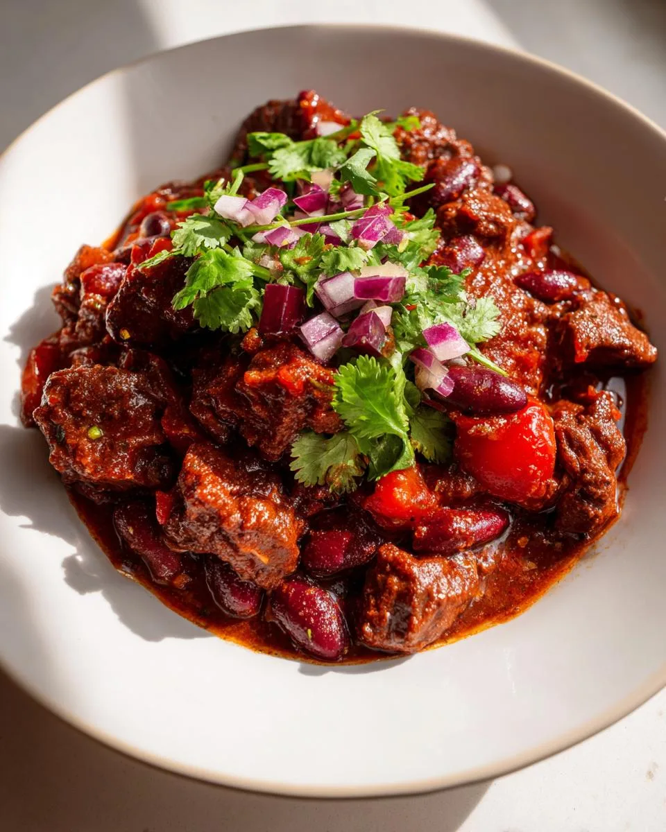 Texas Style Beef Chili - detail 3