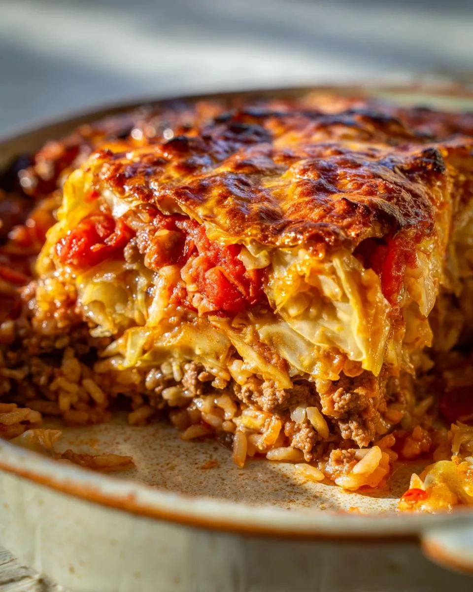 Unstuffed Cabbage Casserole - detail 1