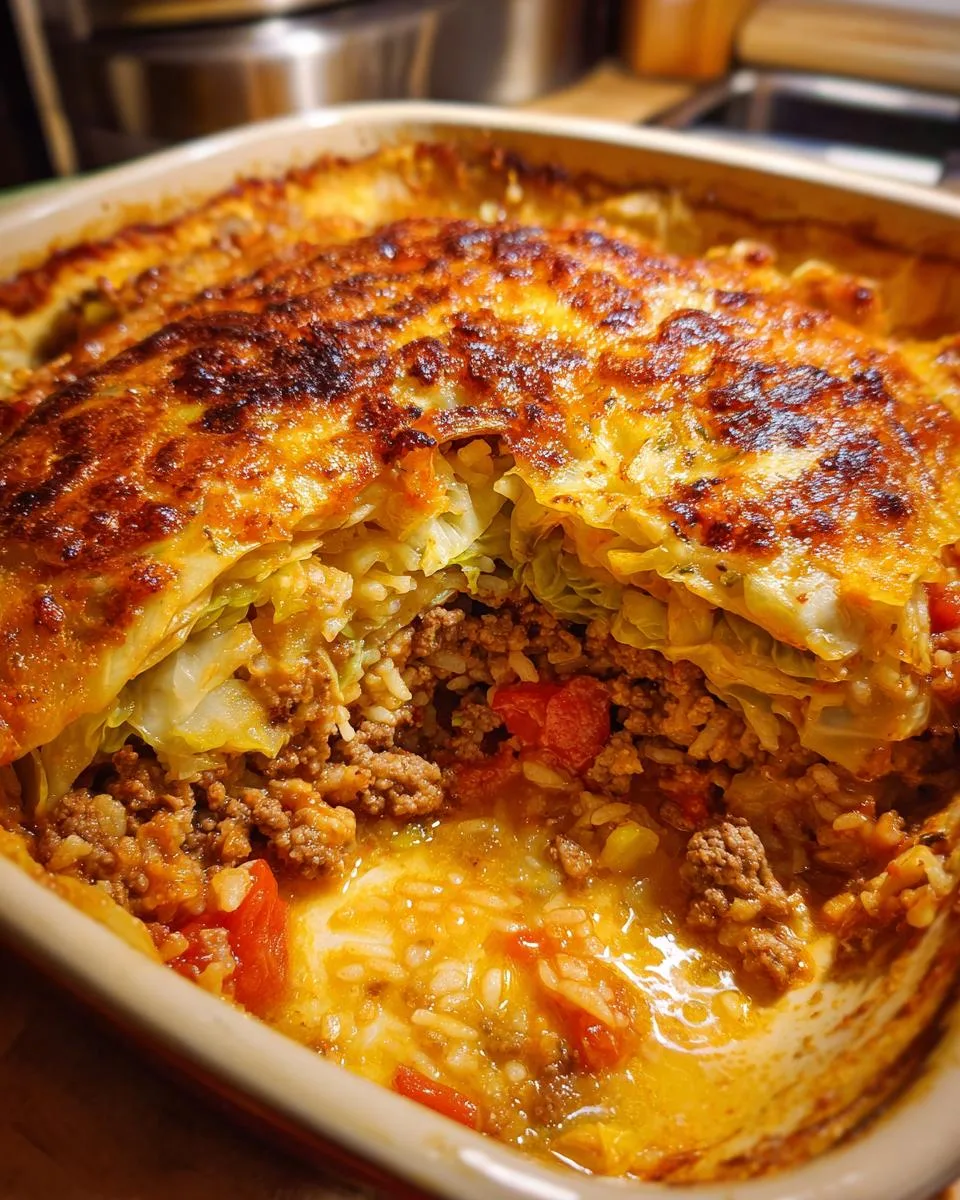 Unstuffed Cabbage Casserole - detail 2