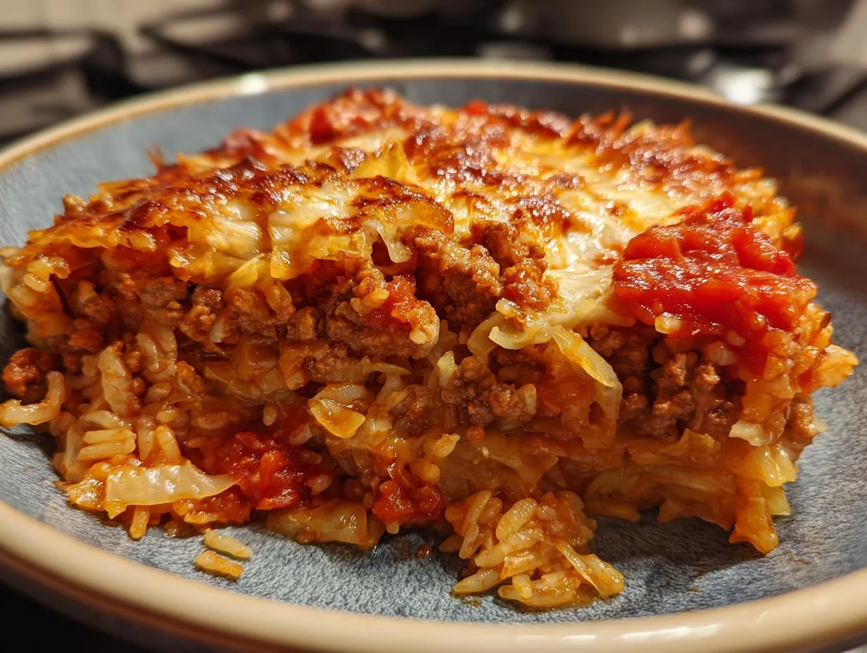 Hearty Unstuffed Cabbage Casserole in Just 1 Hour