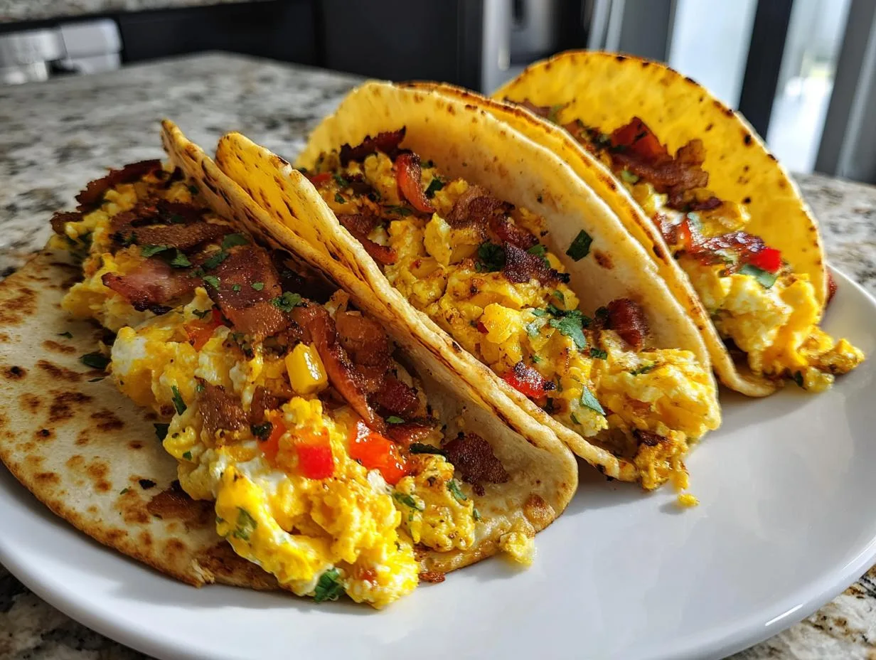Heavenly 6-Ingredient Baked Breakfast Tacos Perfection