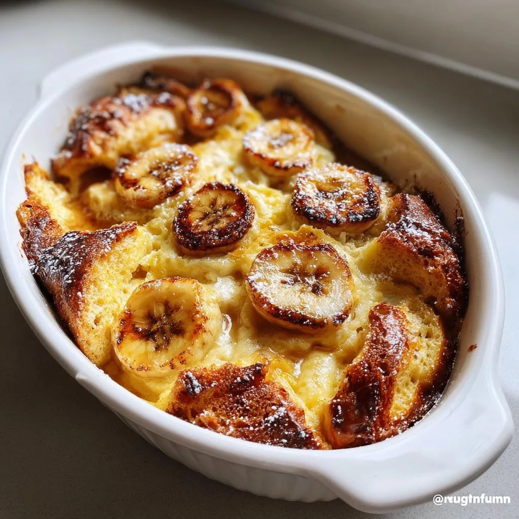 banana french toast casserole - detail 1