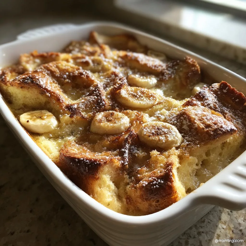 banana french toast casserole - detail 3